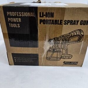 Li-Ion Portable Spray Gun With Brushless Motor For Professional Painting Project